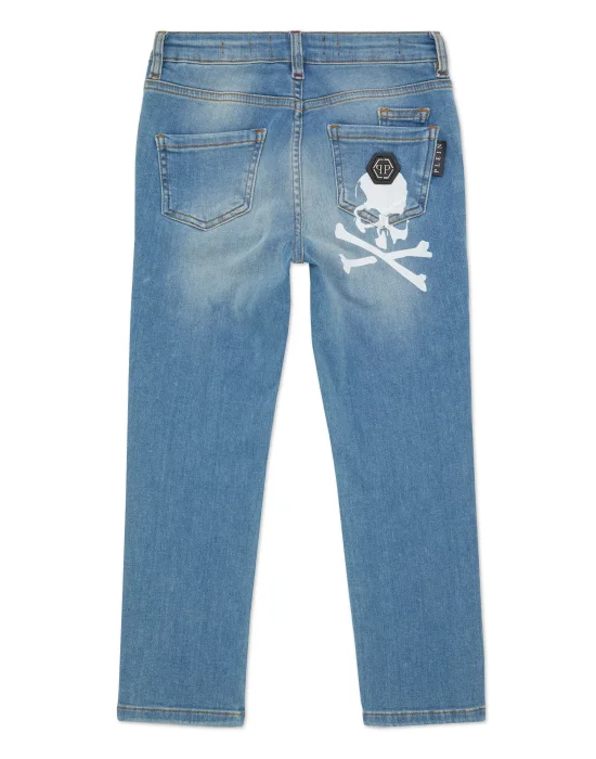 Super Straight Cut Trousers Skull&Bones
