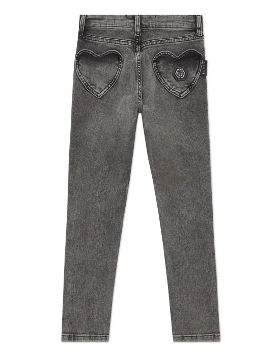 Denim Jeggins Heart