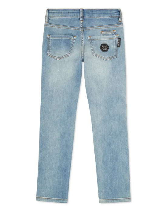 Denim Regular Fit Trousers