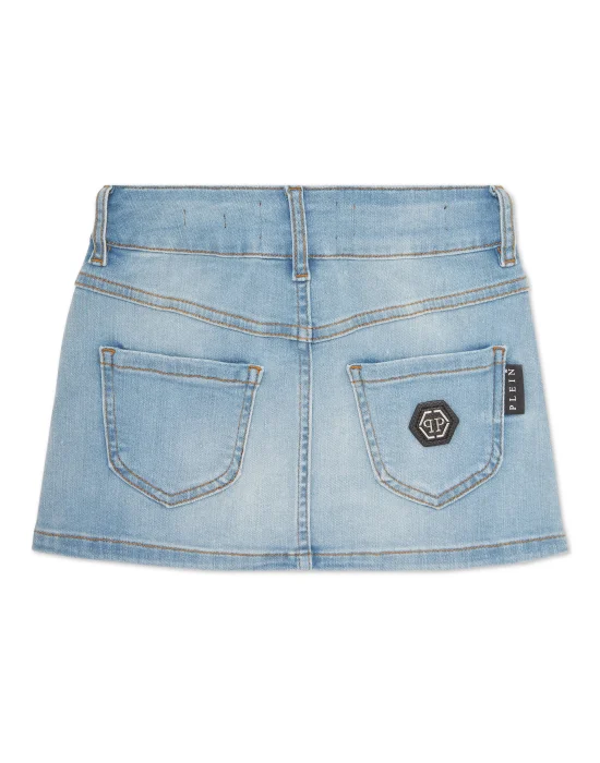 Denim Mini Skirt