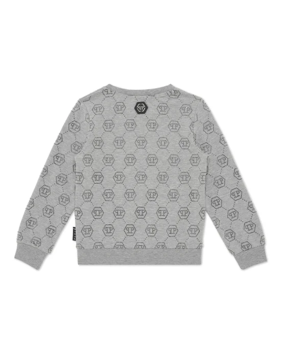 Sweatshirt LS Strass Monogram