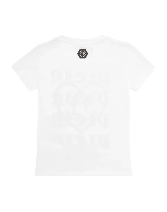 Burnout T-Shirt Sexy Pure Strass Heart