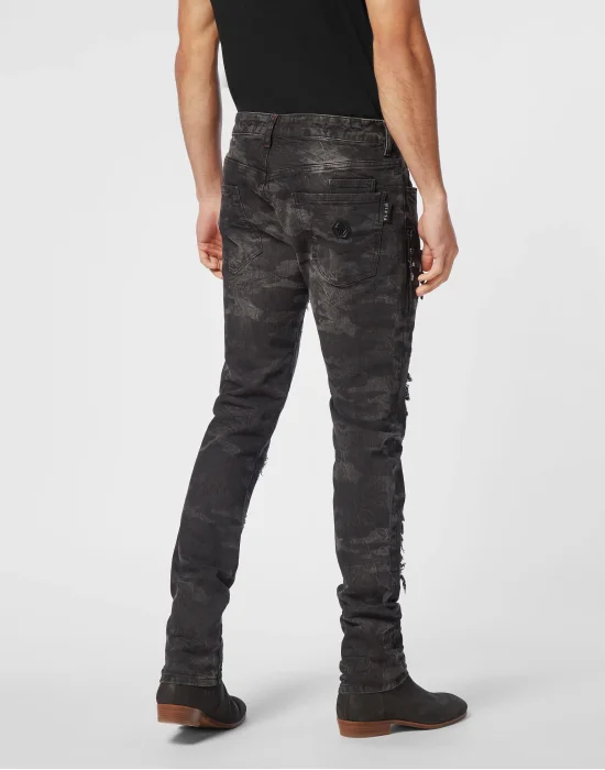 Denim Rock Star Trousers Camouflage