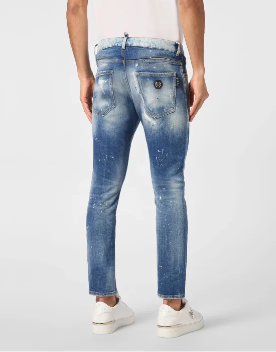 Denim Skinny Fit Trousers