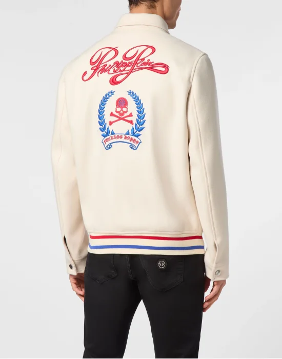 Bomber Collar Shirt