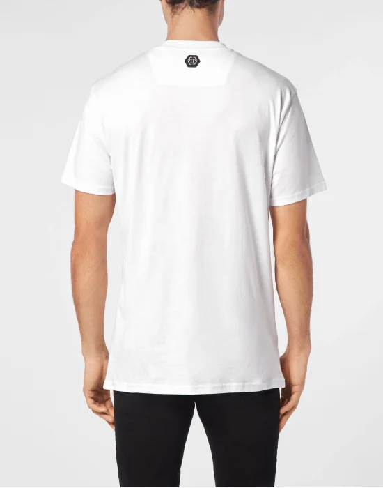 T-shirt Round Neck SS With Patch Skull&Bones