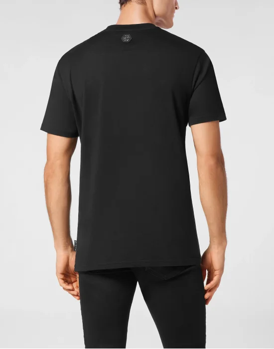 T-shirt Round Neck SS With Patch Skull&Bones