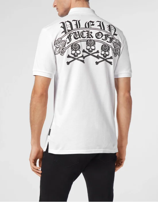 Pique Polo shirt SS Skull&Bones