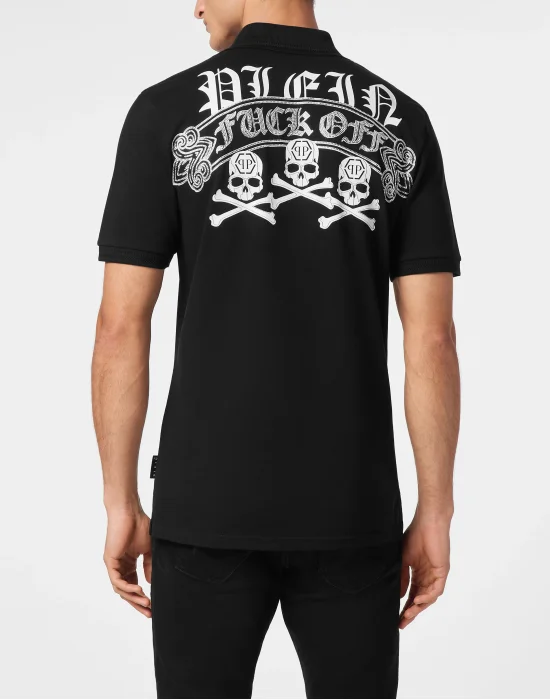 Pique Polo shirt SS Skull&Bones