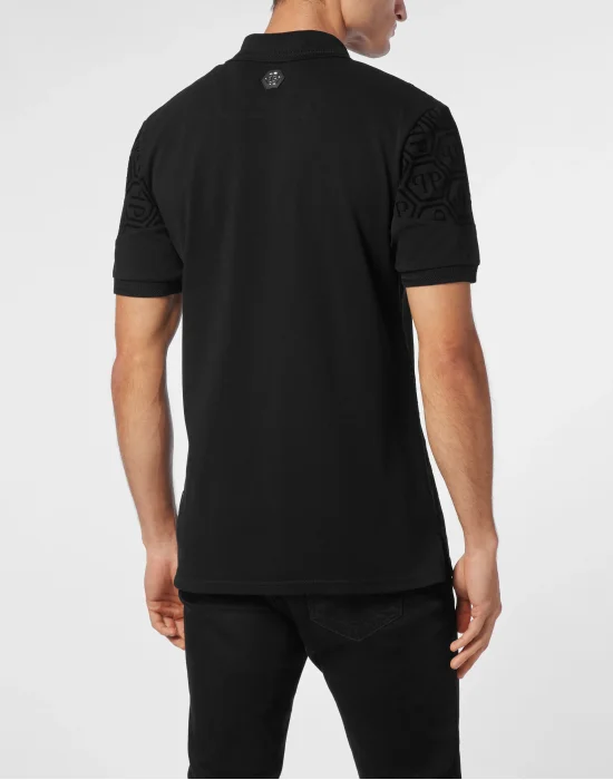 Pique Polo Shirt SS Monogram