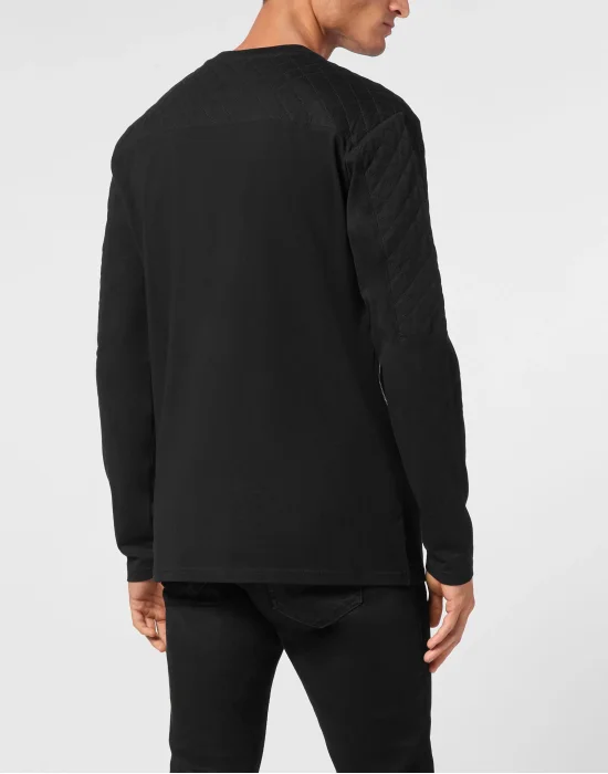 T-shirt Round Neck LS Studs