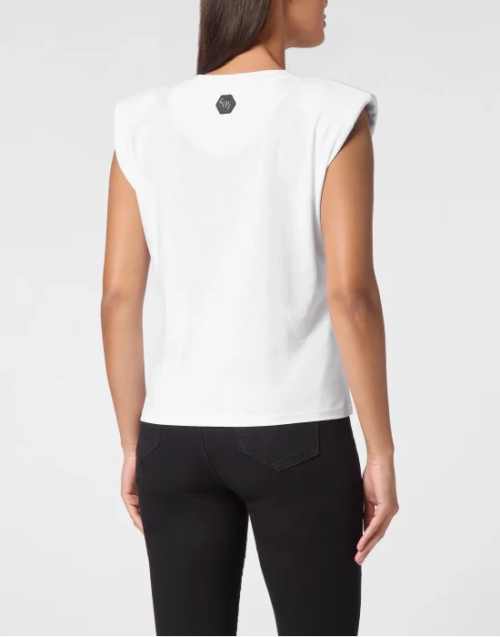 Tank Top Strass Skull&Bones