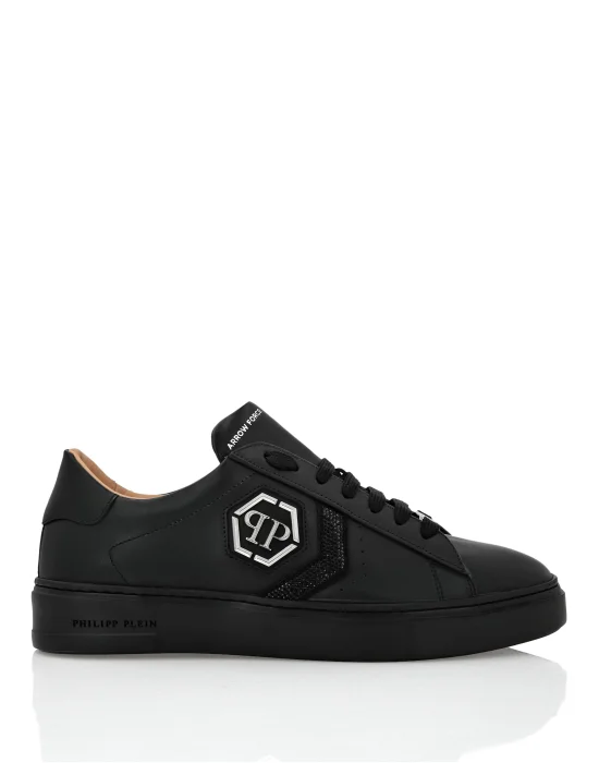 Lo-Top Leather Arrow Force Strass Sneakers