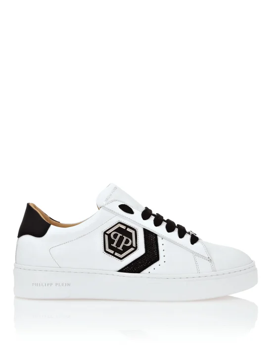 Lo-Top Leather Arrow Force Strass Sneakers