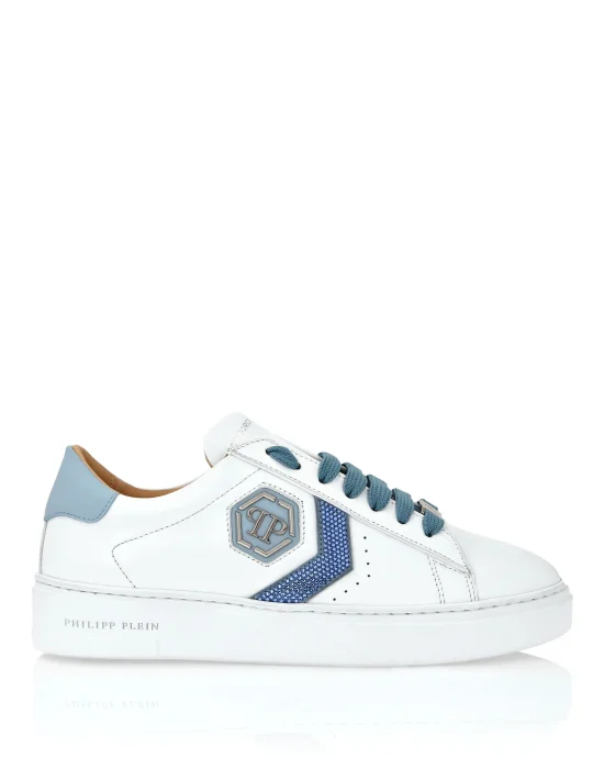 Lo-Top Leather Arrow Force Strass Sneakers