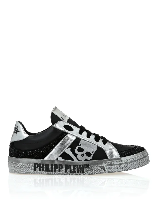 Nappa Leather Lo-Top Sneakers Strass Retrokickz TM