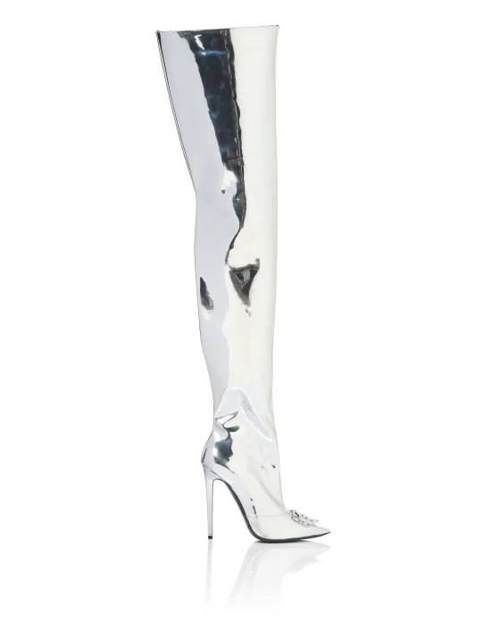 Mirror Boots Hi-Heels Overknees Gothic Plein