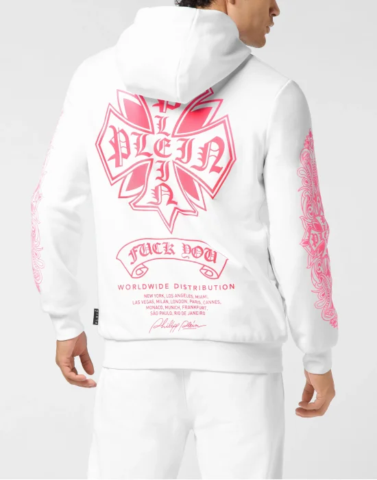 Zip Hoodie Puffy Chrome Crest
