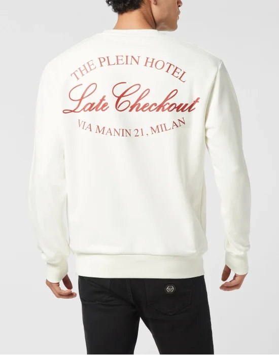 Fleece Round Neck Sweatshirt Plein Hotel