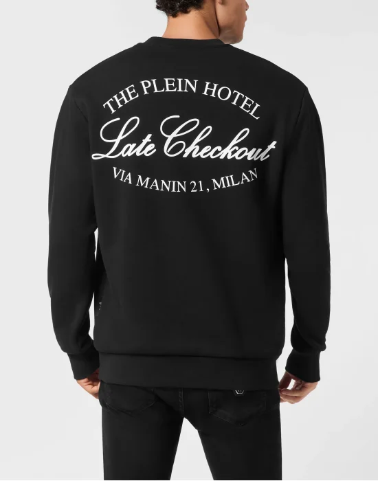 Fleece Round Neck Sweatshirt Plein Hotel