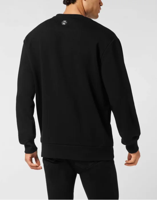 Round Neck Sweatshirt Worldwide Crest
