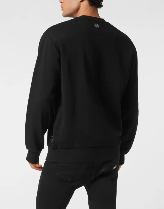 Round Neck Sweatshirt College Animals