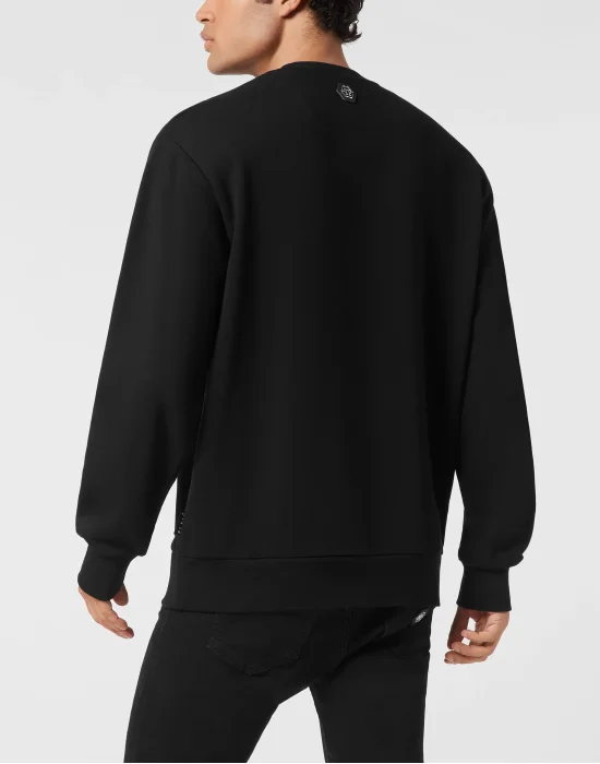 Fleece Sweatshirt College Raccoon
