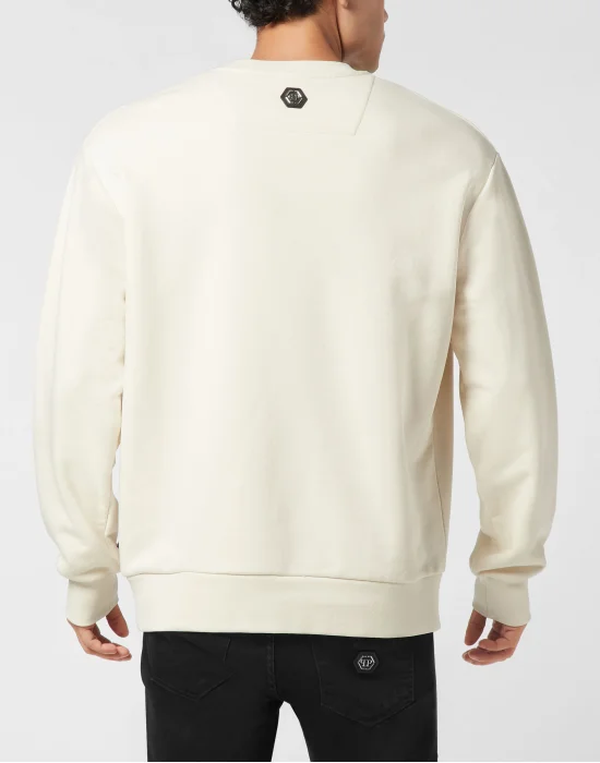 Round Neck Sweatshirt College Squirrel