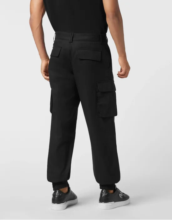 Straight Cargo Fit Trousers