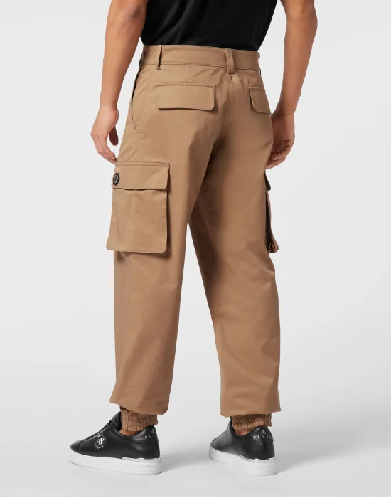 Straight Cargo Fit Trousers