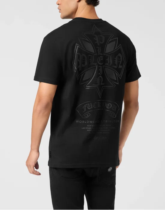 Round Neck T-Shirt Puffy Chrome Crest