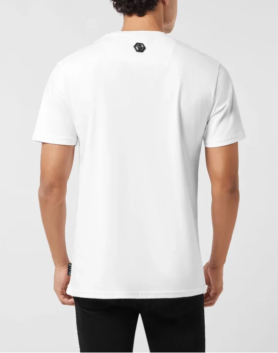 Round Neck T-Shirt Bulldog Crystal