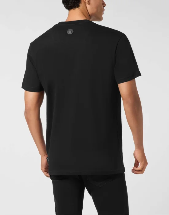 Round Neck T-Shirt Bulldog Crystal