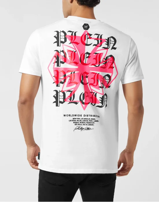 Round Neck T-Shirt Worldwide Puffy Crest