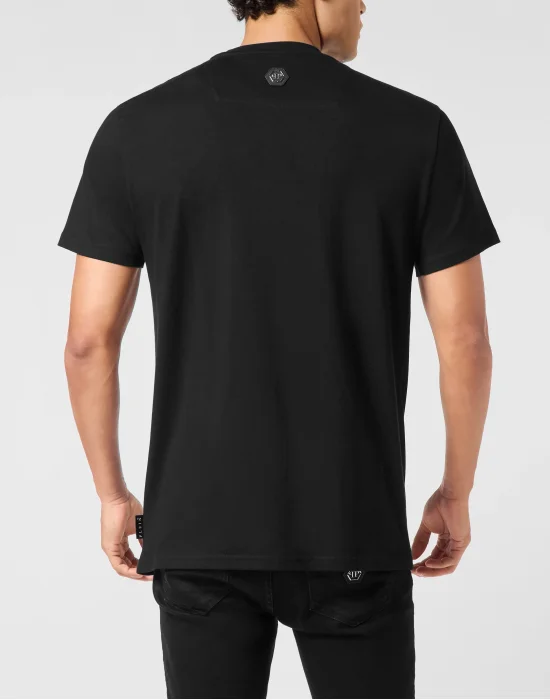 Round Neck T-Shirt College Raccoon Stones