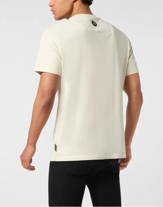 Round Neck T-Shirt Gothic Plein Stones