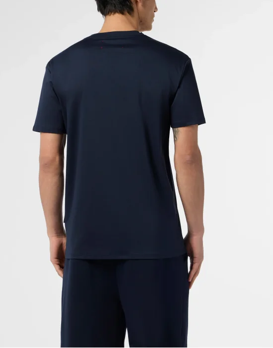 Basic Round Neck T-Shirt Skull