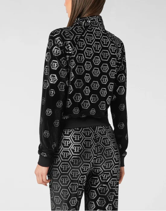 Chenille Tracksuit Jacket Degrade Monogram