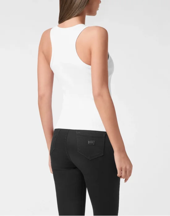 Ribbed Tank Top Hexagon