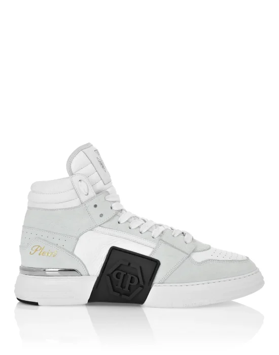 Nubuck Mid Top Sneakers Phantom