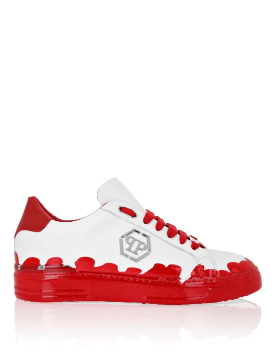 Nappa Leather Low Top Sneakers Carson Paint