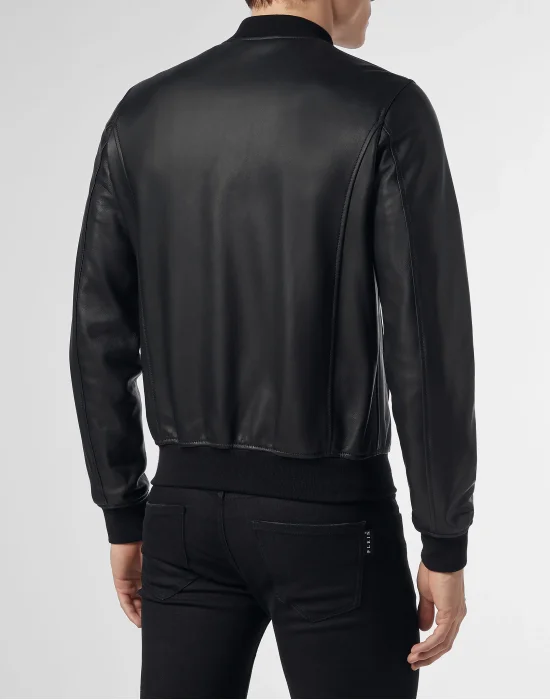 Leather Bomber Statement