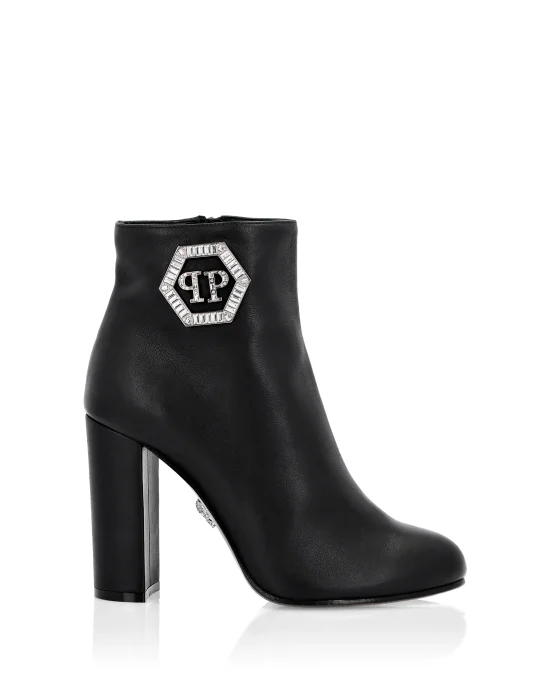 bootie high heels Crystal