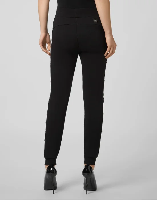 Jogging Trousers Net Crystal Touch Fringe
