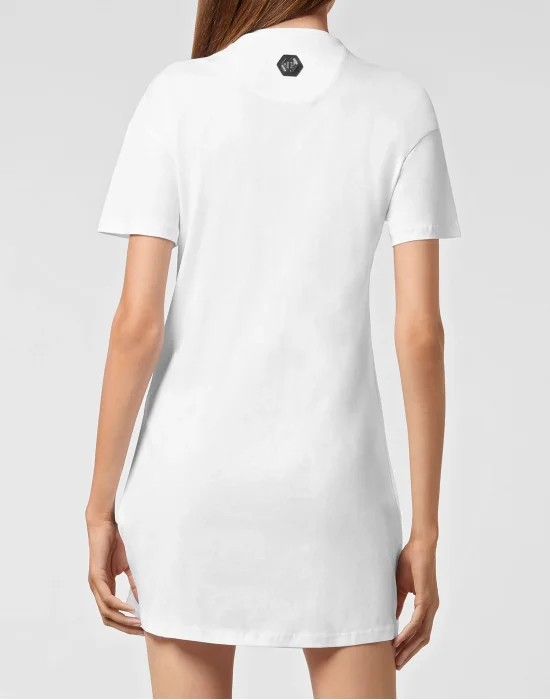 T-Shirt Short Dresses Classic Skull strass