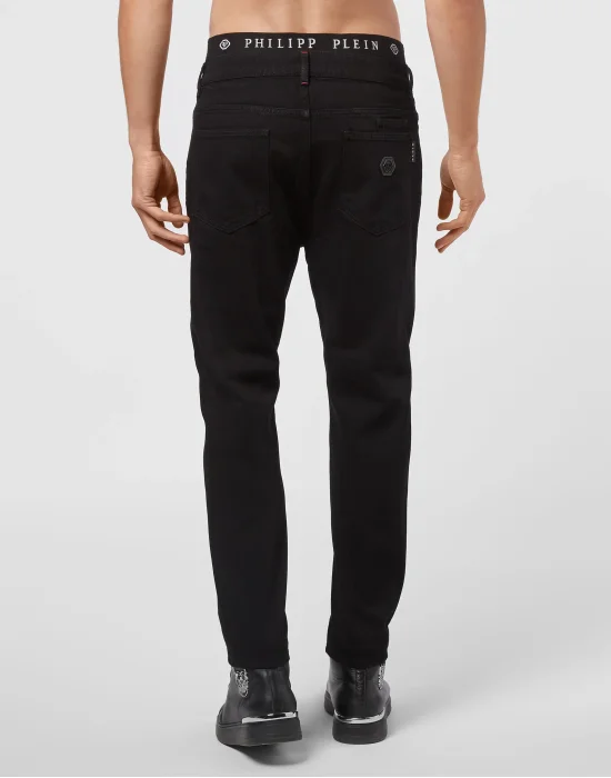 Denim Trousers Carrot Fit Iconic Plein