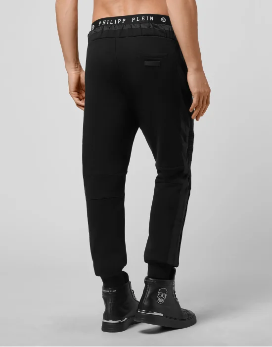 Jogging Trousers Nylon detail Iconic Plein