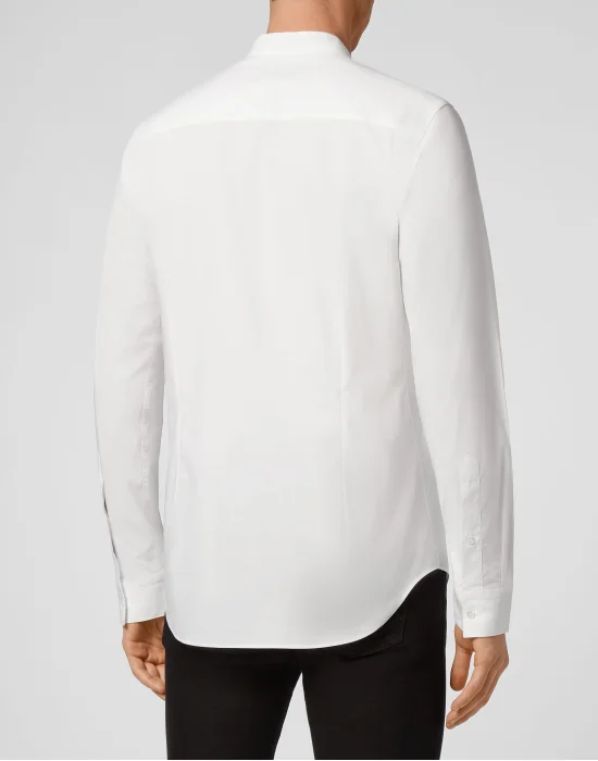 Shirt Sugar Daddy LS Embroidery Skull