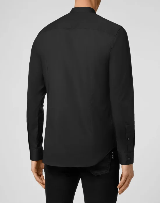 Shirt Sugar Daddy LS Embroidery Skull