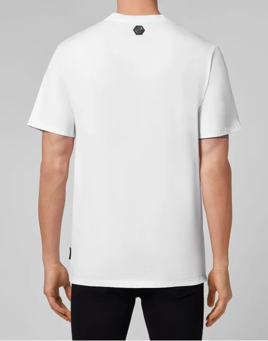 T-shirt Round Neck SS Spray Effect Print Philipp Plein TM